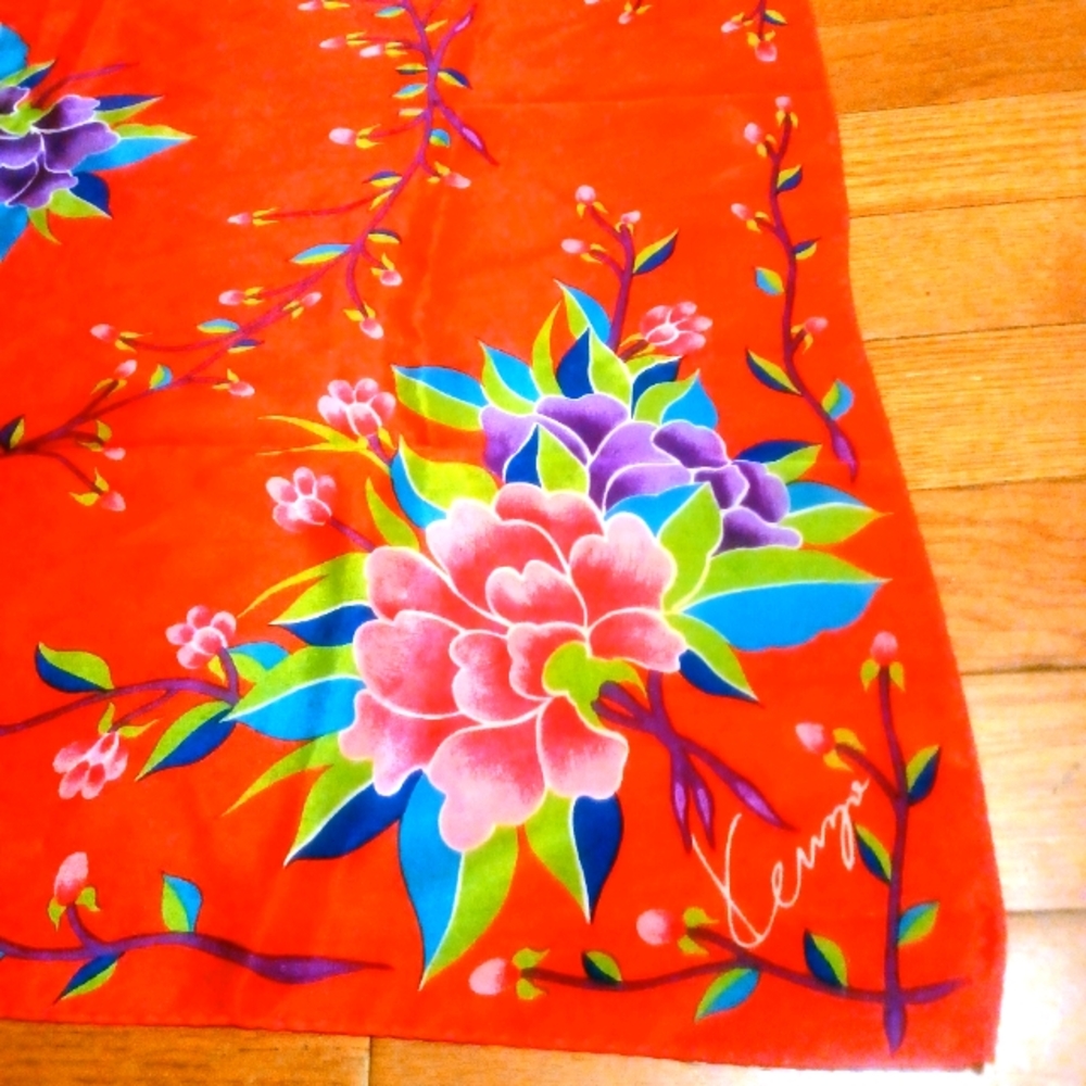 Kenzo silk scarf